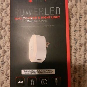 Wall charger and night light